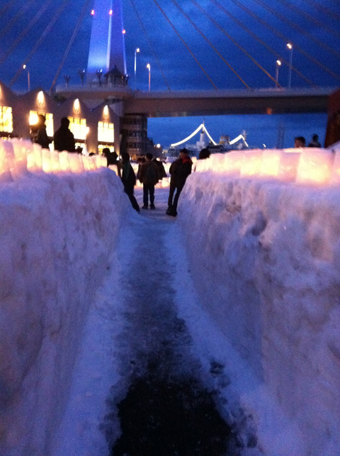 雪の回廊別名大澤ロード