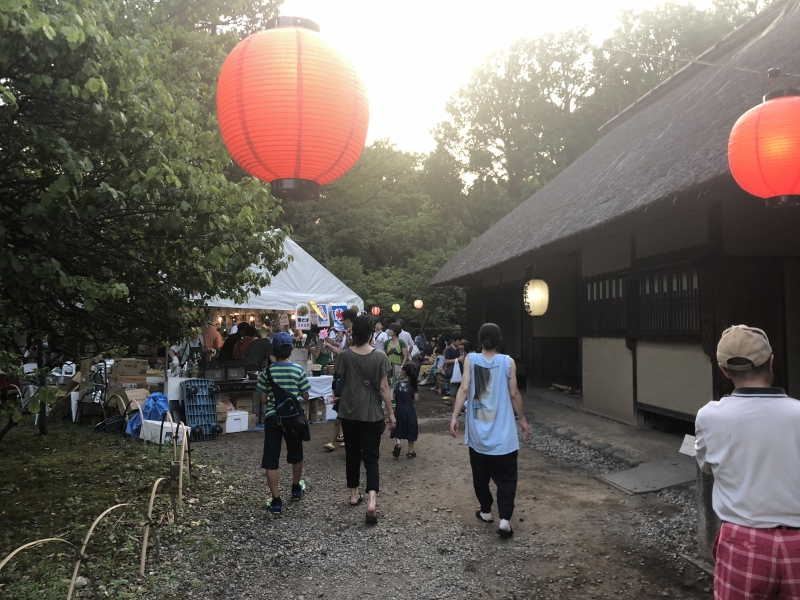 飲食ブースも